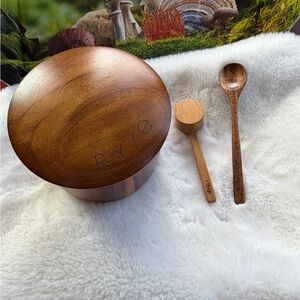 RYZE Acacia Wood Storage Container